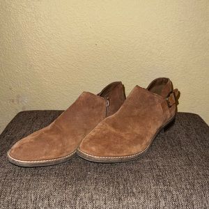 Clarks Camzin Pull Women's Brown Ankle Boots, Size 9.5